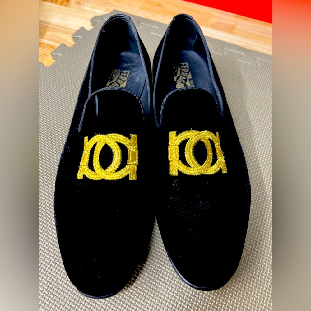 Ferragamo suede loafers